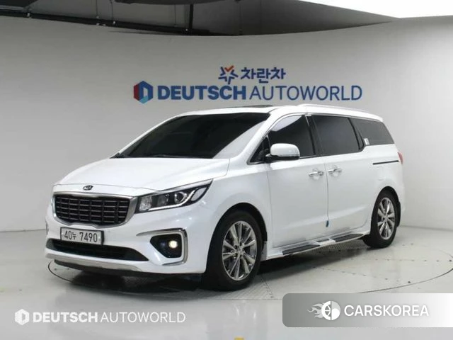 Kia The New Carnival 2019 Белый из Кореи