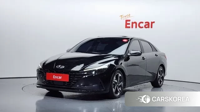 Hyundai Avante (CN7) 2021 Черный из Кореи