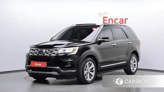 Ford Explorer 2018 Черный из Кореи
