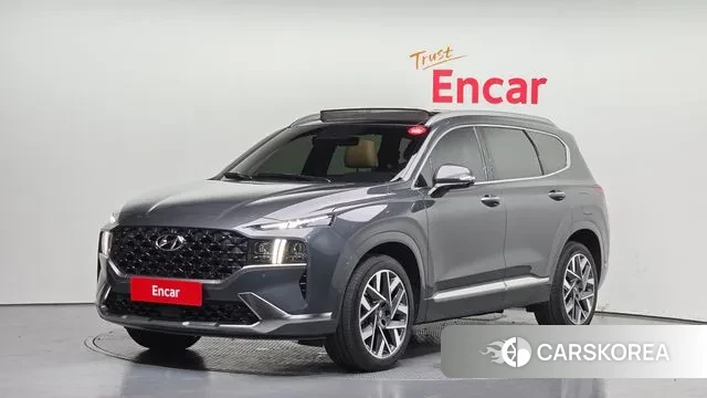 Hyundai The New Santa Fe 2022 Серый из Кореи