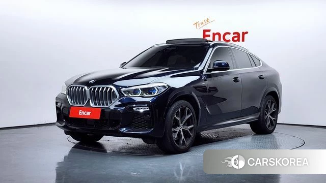 BMW X6 (G06) 2021 Черный из Кореи