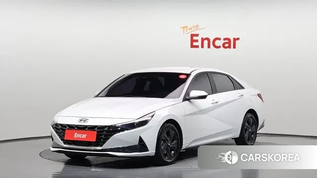 Hyundai Avante (CN7) 2022 Белый из Кореи