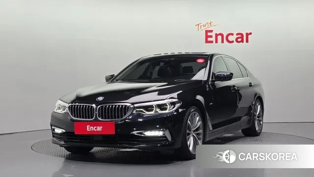 BMW 5 Series (G30) 2018 Черный из Кореи