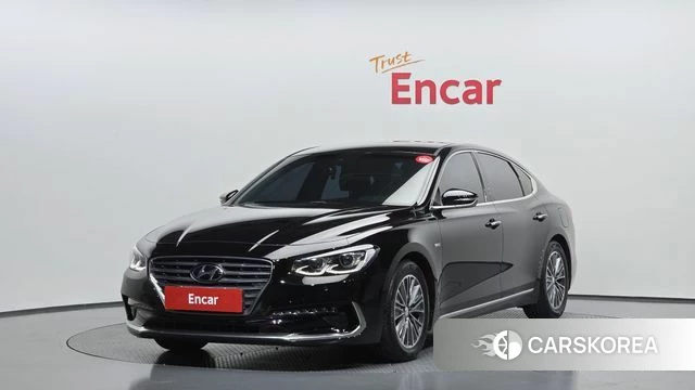 Hyundai Grandeur IG Hybrid 2018 Черный из Кореи