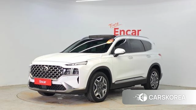 Hyundai The New Santa Fe 2023 Белый из Кореи