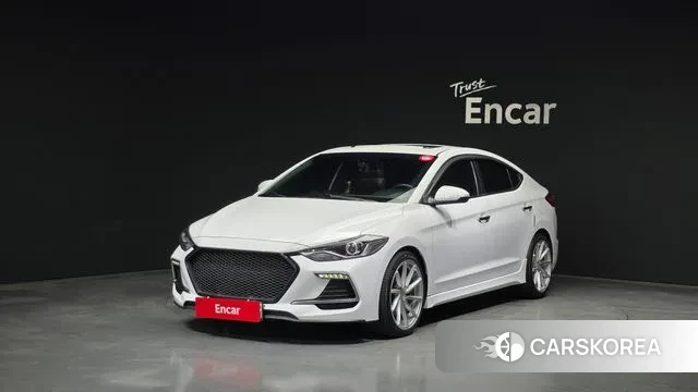 Hyundai Avante AD 2018 Белый из Кореи
