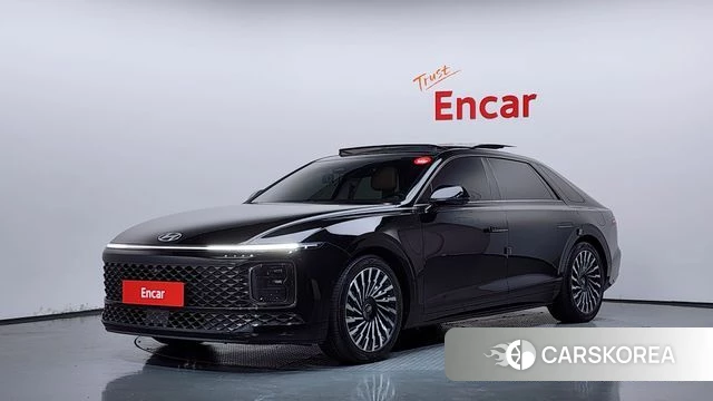 Hyundai Grandeur Hybrid (GN7) 2023 Черный из Кореи