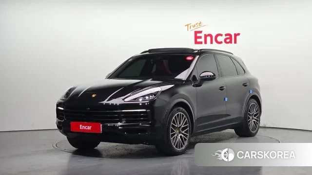 Porsche Cayenne (PO536) 2021 Черный из Кореи