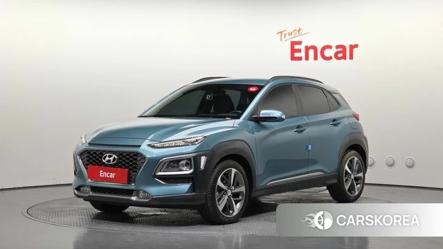 Hyundai Kona 2018 Небесно-голубой из Кореи