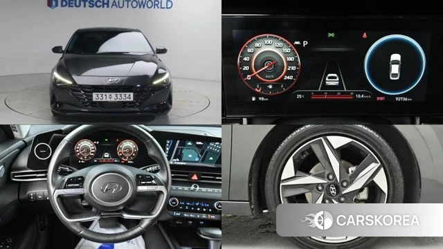 Hyundai Avante (CN7) 2020 Серый из Кореи