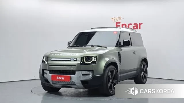 Land Rover Defender (L663) 2022 Темно-зеленый из Кореи