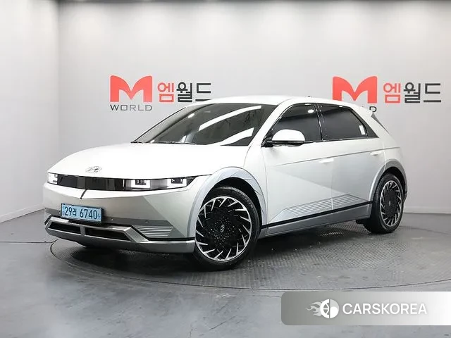 Hyundai Ionic 5 2022 Серебристо-серый из Кореи