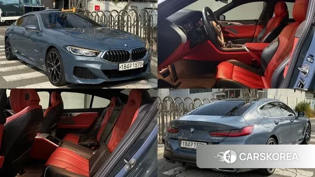 BMW 8 Series (G15) 2019 Небесно-голубой из Кореи