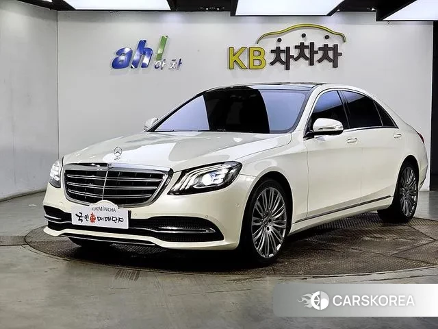 Mercedes-Benz S-Class W222 2018 Белый из Кореи