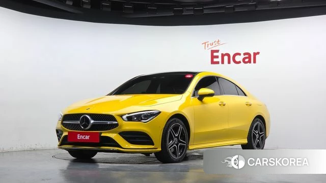 Mercedes-Benz CLA-Class C118 2022 Желтый из Кореи