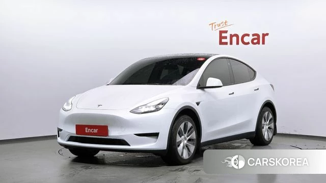 Tesla Model Y 2023 Белый из Кореи