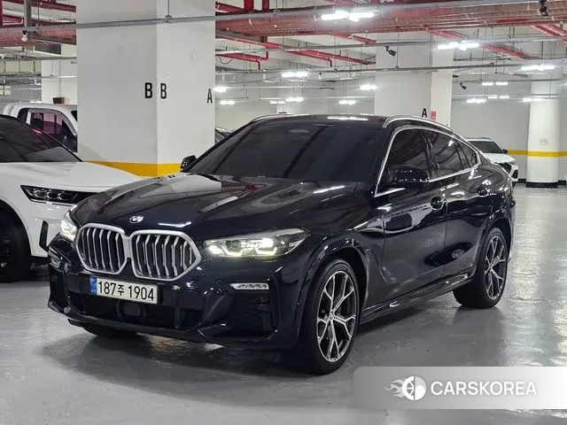 BMW X6 (G06) 2021 Синий из Кореи