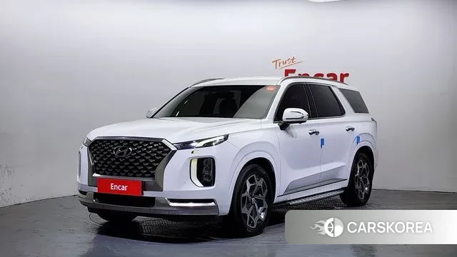 Hyundai Palisade 2022 Черный из Кореи