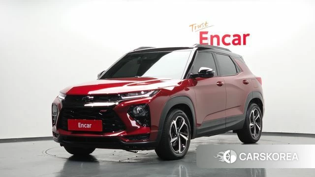 Chevrolet (GM Daewoo) Trailblazer 2021 Красный из Кореи