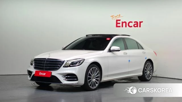 Mercedes-Benz S-Class W222 2018 Белый из Кореи