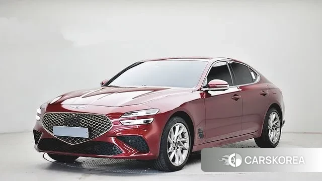 Genesis The New G70 2024 Красный из Кореи