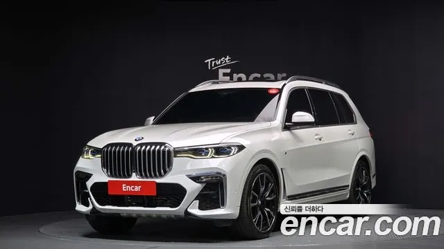 BMW X7 (G07) 2021 Белый из Кореи