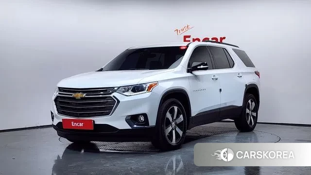 Chevrolet (GM Daewoo) Traverse 2021 Белый из Кореи