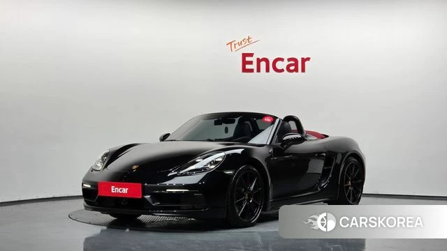 Porsche 718 Boxster 2024 Черный из Кореи