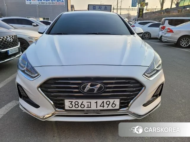 Hyundai Sonata New Rise Hybrid 2018 Белый из Кореи