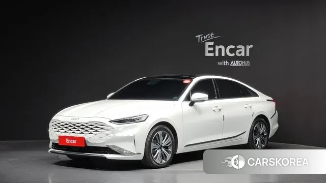 Kia K8 Hybrid 2022 Белый из Кореи