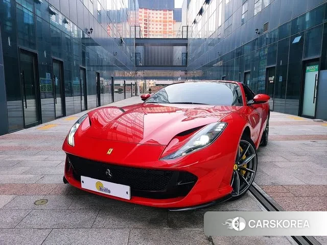 Ferrari 812 GTS 2021 Красный из Кореи