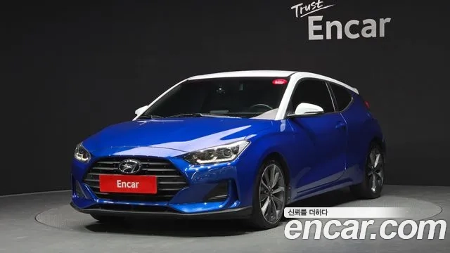Hyundai Veloster (JS) 2018 Синий из Кореи