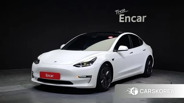 Tesla Model 3 2021 Белый из Кореи