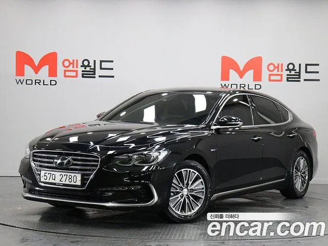 Hyundai Grandeur IG Hybrid 2019 Черный из Кореи