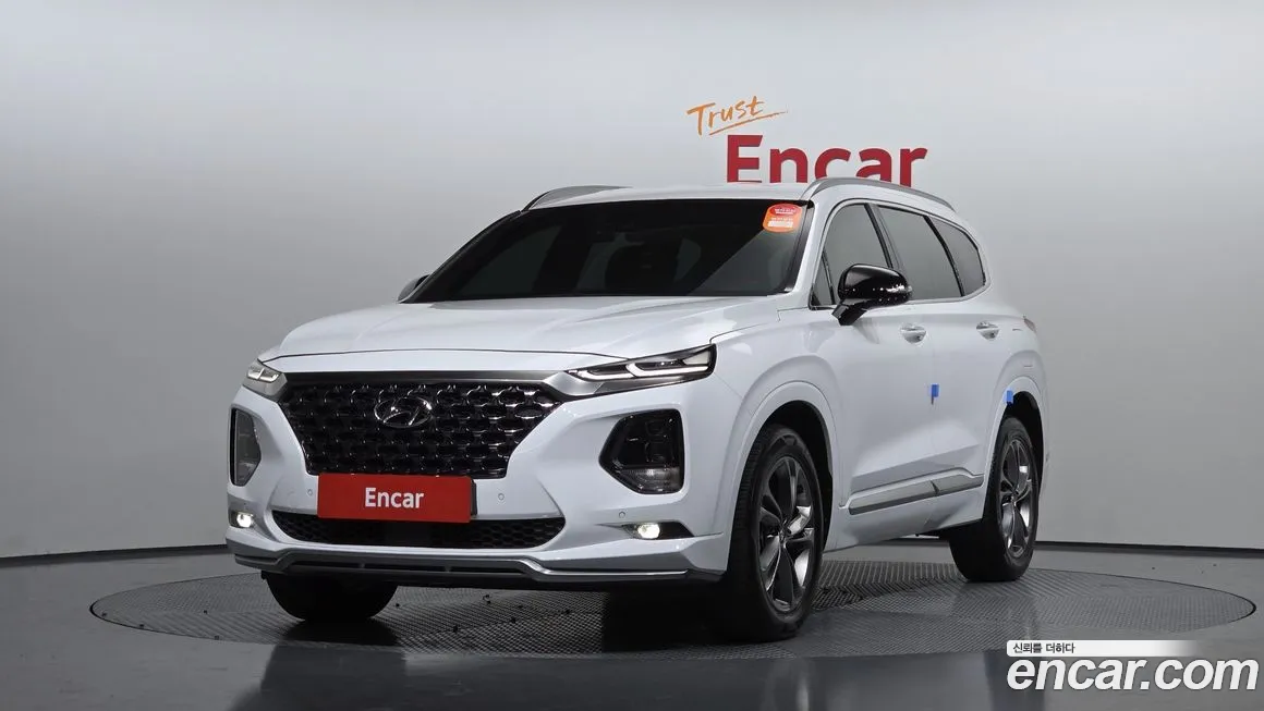 Hyundai Santa Fe TM 2019 Белый из Кореи