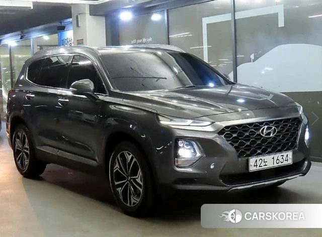 Hyundai Santa Fe TM 2018 Серый из Кореи