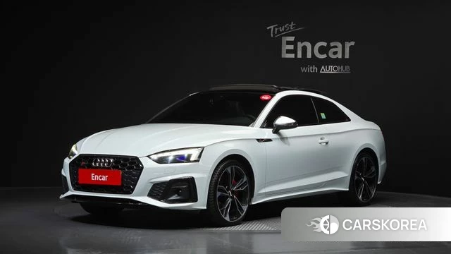 Audi S5 (F5) 2021 Белый из Кореи