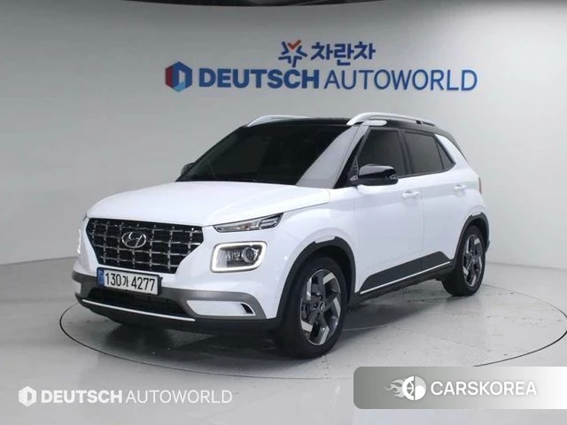 Hyundai Venue 2021 Белый из Кореи