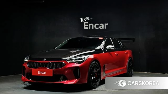 Kia Stinger 2018 Красный из Кореи