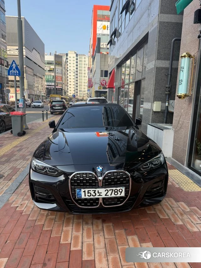 BMW 4 Series (G22) 2021 Черный из Кореи