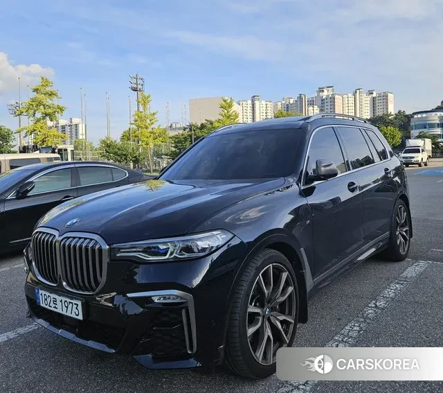 BMW X7 (G07) 2021 Синий из Кореи