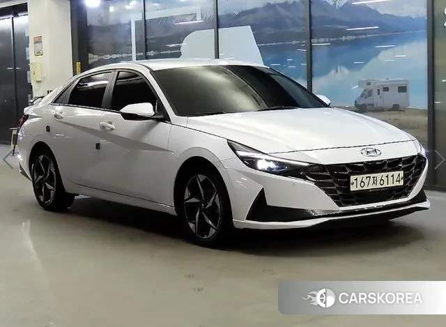 Hyundai Avante (CN7) 2020 Белый из Кореи