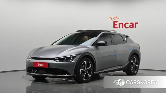 Kia EV6 2022 Серебристо-серый из Кореи