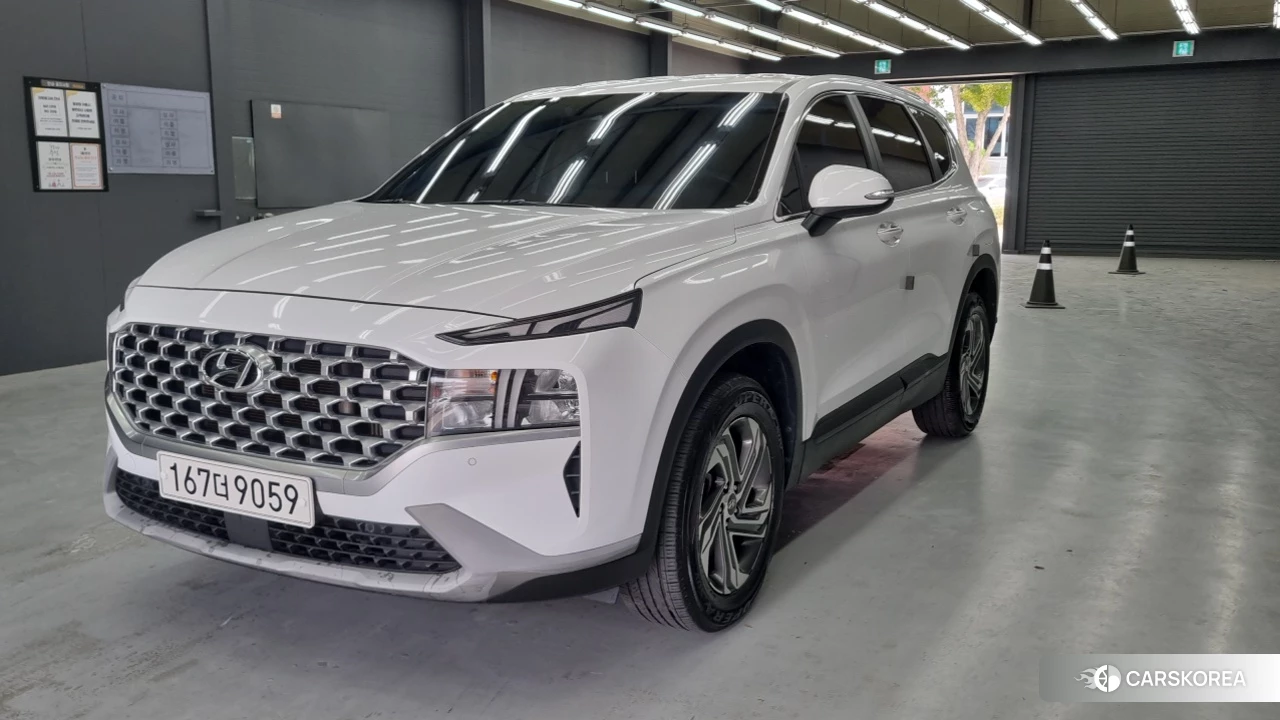 Hyundai The New Santa Fe 2021 Белый из Кореи