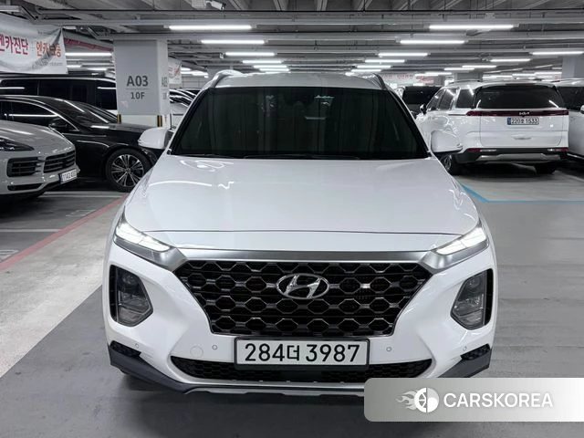 Hyundai Santa Fe TM 2020 Белый из Кореи