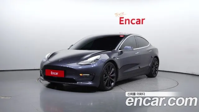 Tesla Model 3 2020 Серый из Кореи