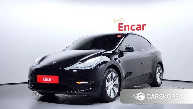 Tesla Model Y 2021 Черный из Кореи