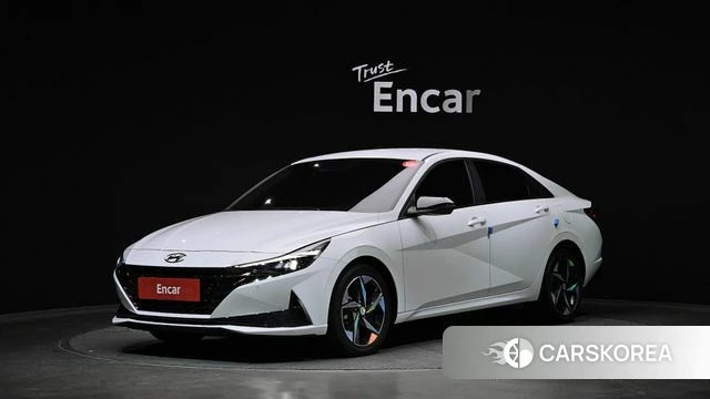 Hyundai Avante (CN7) 2020 Белый из Кореи