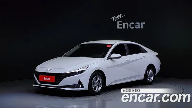 Hyundai Avante (CN7) 2020 Белый из Кореи