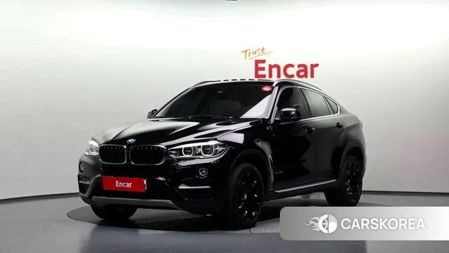 BMW X6 (F16) 2018 Черный из Кореи